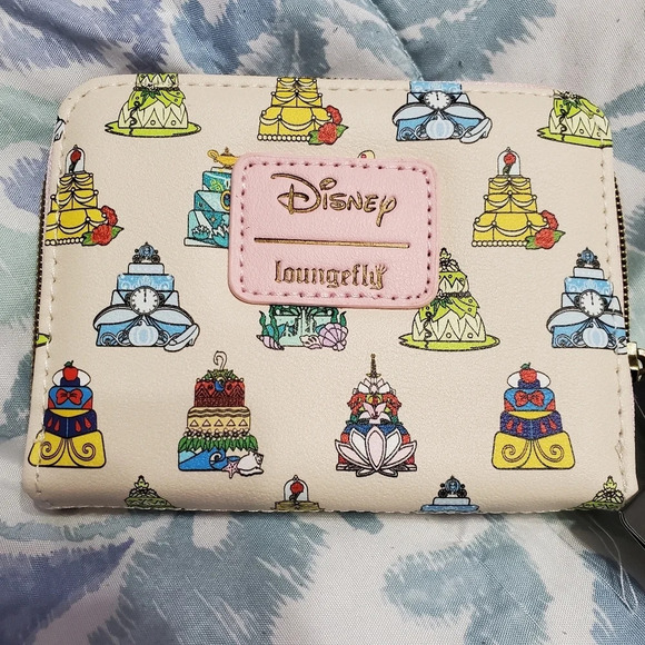 Loungefly Disney Princess Cakes Mini Zipper Wallet - Picture 5 of 7